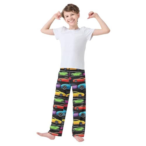 Pajama Bottoms, Pajamas Pant Sport Cars Lounge Wear Casual Cartoon Colorful Sleep Long Pants Soft Pjs Sleepwear2