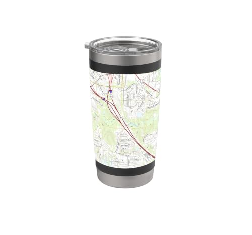 Stockbridge GA Map (2017) Stainless Steel Insulated Tumbler