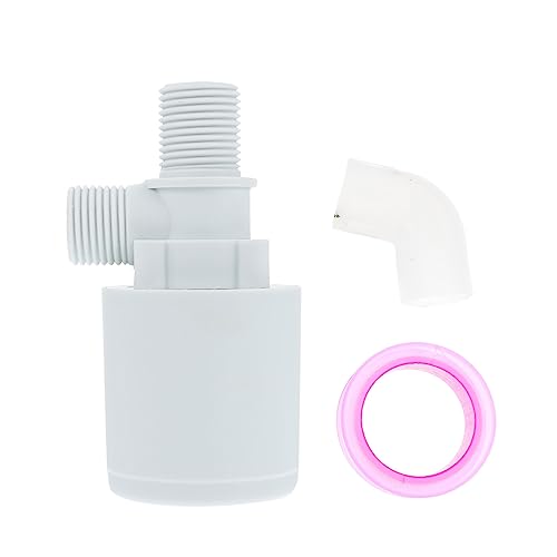 SOPOTUTU Vanne de Contrôle Automatique du Niveau Eau pour Réservoirs et Tours Vanne à Flotteur Intérieure Verticale et Économe Eau Adaptée Aux Bassins et Systèmes Industriels