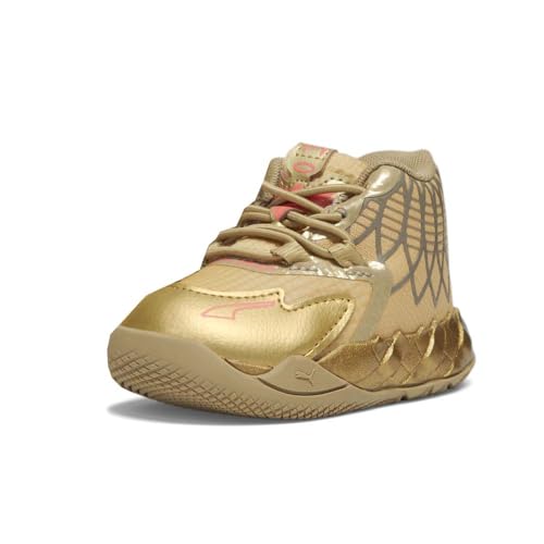 PUMA Infant Boys Mb.01 Golden Child Basketball Sneakers Shoes - Gold2