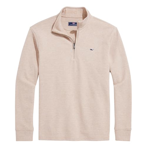 Image of vineyard vines Men's Saltwater Quarter-Zip Pullover Sweater