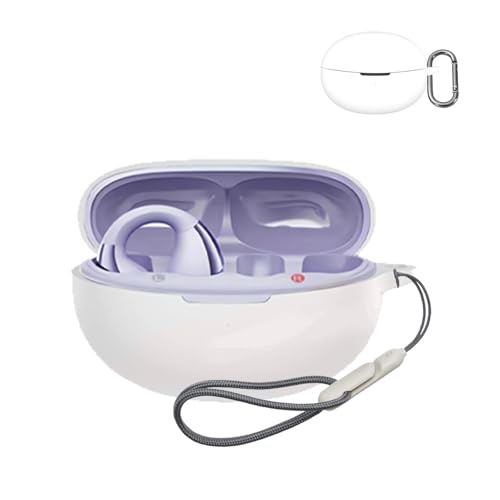 For QCY Crossky C30S �P�[�X �ی�J�o�[ �V���R���P�[�X SpinoArmor �����[�d�\ �S�ʕی� �����h�~ �L�Y�h�~ �ϏՌ� �h�o �y�� ���[ �J���r�i�t�� QCY Crossky C30S�Ή��i�z���C�g�j