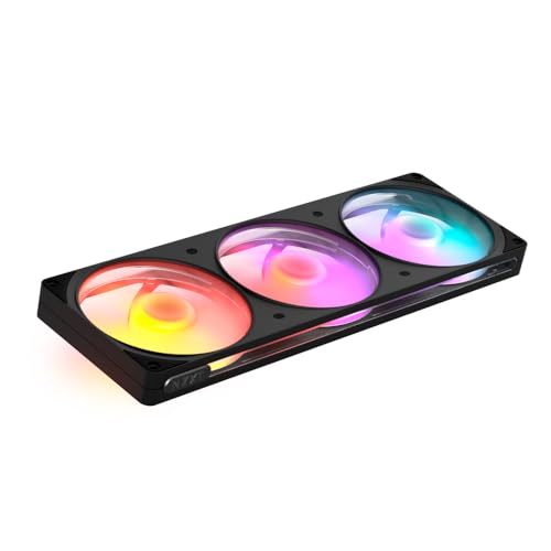 Image of NZXT F360 RGB - 360mm Single-Frame PWM RGB Fan - Black