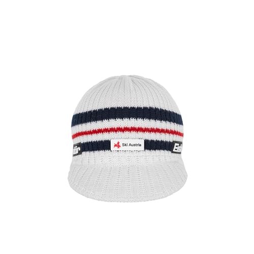 Eisbär Pauli Ski Austria bonnet de ski blanc chaud pour homme et femme