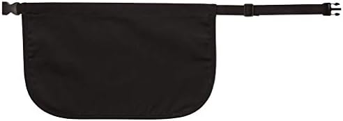 DayStar Apparel 160 Twill No Pocket Dealer Apron, Black, Medium