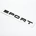 Sonilco Car Sport Logo ABS Letter Emblem Decal Badge Sticker for Rear Trunk – Automotive Decoration Compatible with Range Rover (Gray)