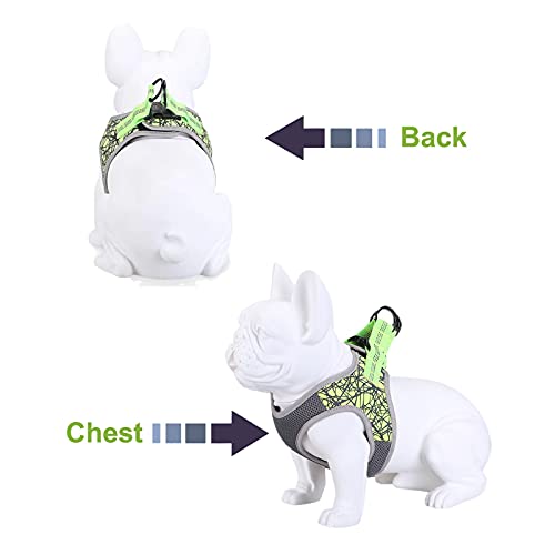 Dog Harnesses For Small Dogs, Choke Free Dog Vest Harness With High-Visibility Reflective Stripe, All-Weather Air Mesh, For Puppy Training By Moooope. #TOP2
