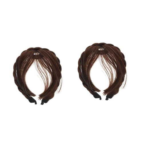 PAMINGONO 2�� �������� �t�����W�t���w�A�o���h ���[�X�E�B�b�O �R�X�`���[�� �l�H�̑O���O�� �X�p�C�����w�A�o���h �w�A�o���h���� �O���J�`���[�V�� �u���[�h���C Light Brown