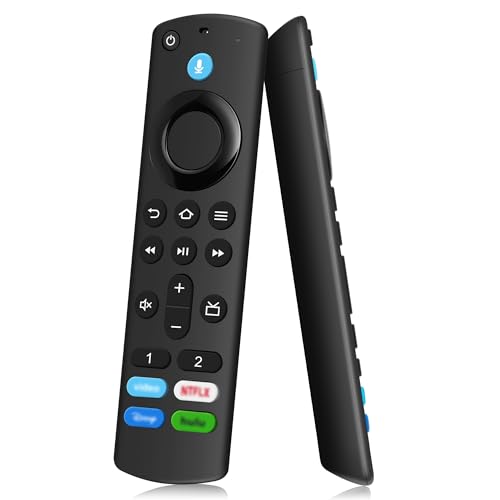 Voice Replacement Remote Control for Fire-TV-Stick(2nd and 3rd gen)/Lite/4K/4K Max/TV Cube and AMZ Stick Compatible with Pioneer/Hisense Smart TVs