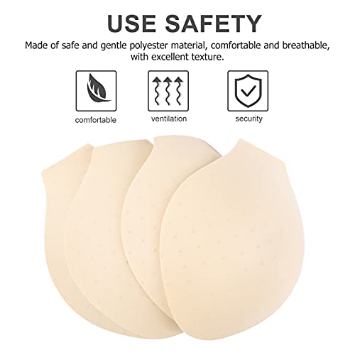 Soimiss Men Underwear Swim Briefs Pad Sexy Enlarge Enhancing Cup Sponge Mats Swimwear Coasters Trunks Thongs Cups 4 Pcs #TOP7