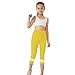 Girls Cute Lace Patchwork Capri Leggings Stretchy Comfy Elastic Waist Summer Footless Leisure Pants for 2-13 Years