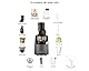 Kuvings EVO820 Slow Juicer Saftpresse – Entsafter mit großem Einfüllschacht und starkem 240W Motor für gesunde Obst- und Gemüsesäfte (Gray)