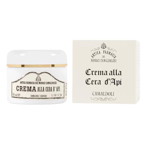 Crema de cera de abejas de 50 ml – Crema de noche nutritiva y protectora para pieles mixtas – Producida por Antica Farmacia dei Monaci Camaldolesi