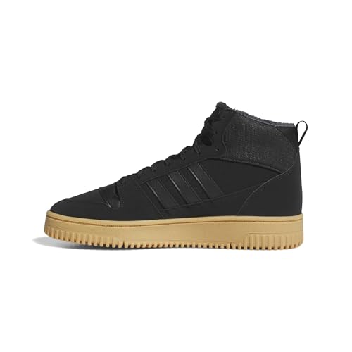 Adidas Unisex-Adult Break Start Mid Top Winterized, Black/Carbon/Gum, 9