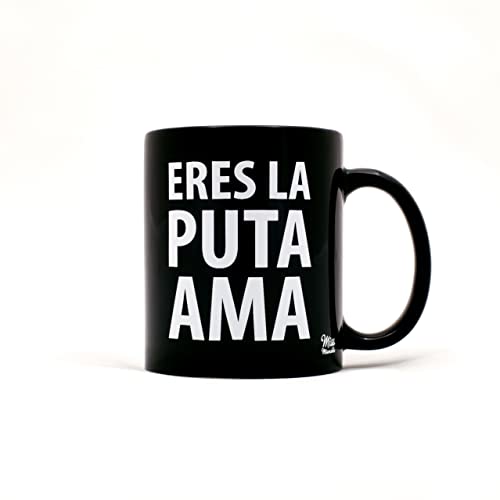Miss Miserable - taza con mensaje para sobradas Eres la pu** ama