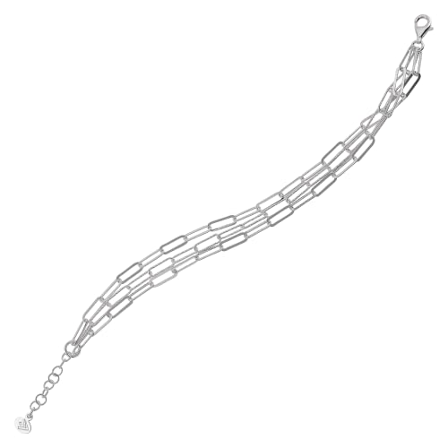 Silpada 'Graffetta' Chain Bracelet In Sterling Silver, 7" + 1" #TOP3
