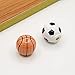 ESreake Heavy Ceramic Soccer knobs Football Knobs, 4 Packs Ball Sports Party Theme Children and Baby Home Decor Drawer Knobs Pulls Handles for Dresser Cupboard Wardrobe Cabinet Kitchen (4, Soccer-w)
