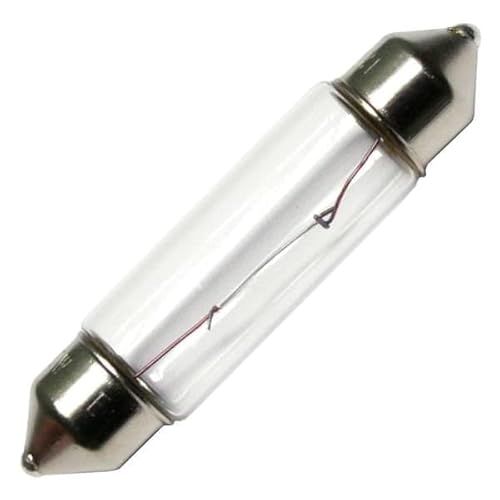 Industrial Performance Replacement for GE DE7576 (MPC #23324), 10 Watt, 13.5 Volt, Automotive Dome and Step/Courtesy Miniature Light Bulb (2 Pack)