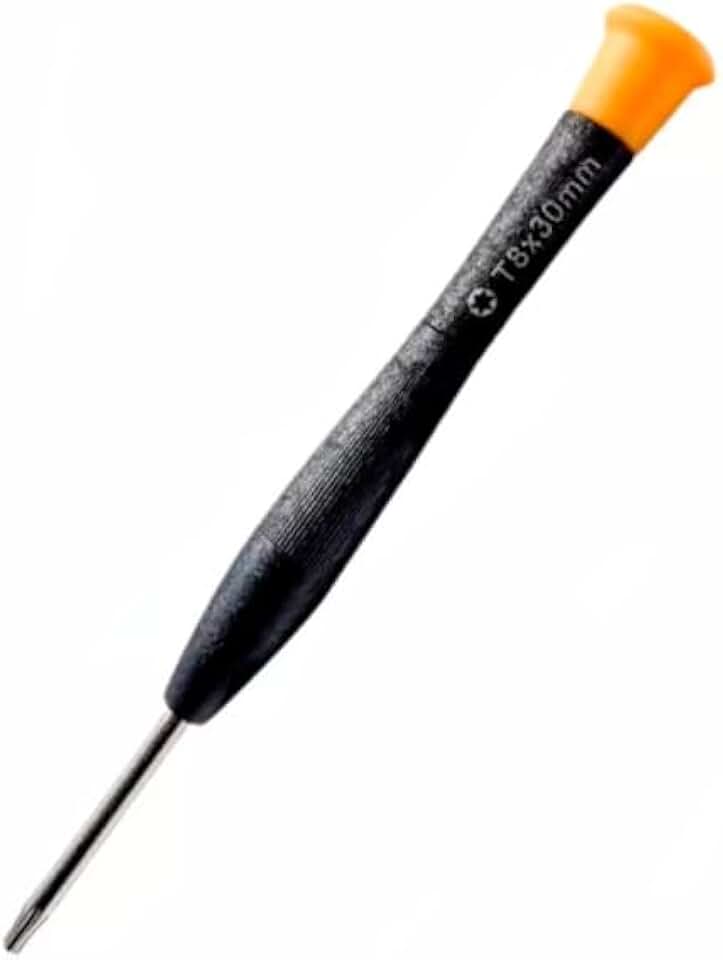 Chave Torx T8 com Furo para Manutenção, Abrir Consoles PS5, PS4, Xbox e Controles, Ideal para Mouse, Teclado, Computadores e Celulares, Ferramenta Precisa em Aço, Cor Preta - Thafe