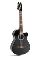 Full sound – acoustic + amplified: The electroacoustic version of the Juan Miguel Navarrez concert guitar offers a warm, expressive sound through its spruce top and sounds clear and balanced even through amplifiers – suitable for lessons, recordings,...