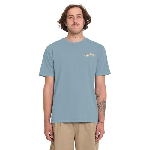 T-shirt Volcom Zorch imprimé graphique coton résistant manches courtes taille M