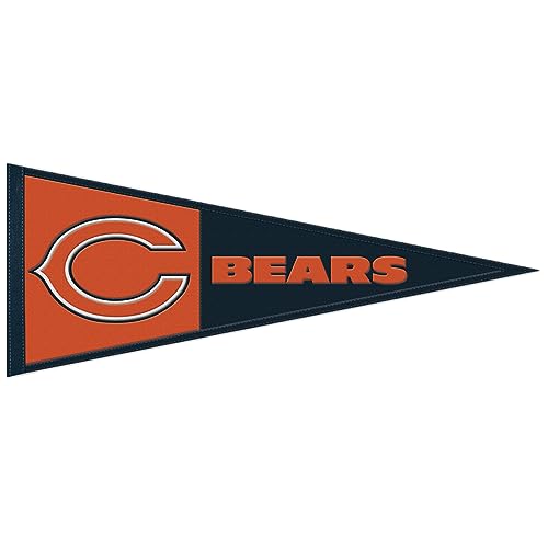 Banderín de lana de los Chicago Bears Wincraft con detalles bordados