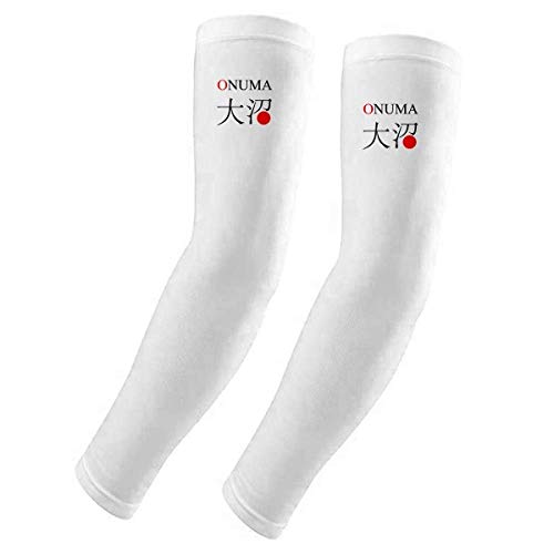 Manchons protection UV respirants motif Onuma drapeau soleil rouge