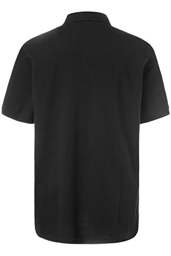 JP 1880 Polo para Hombre, Negro, Azul Marino, XL
