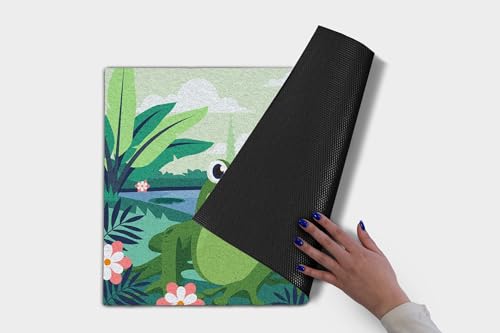 Paillasson extérieur de qualité supérieure Tulup décoratif 60x40 cm grenouille