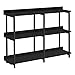 Monarch Specialties 2219 Accent Table, Console, Entryway, Narrow, Sofa, Living Room, Bedroom, Laminate, Contemporary, Modern Table-48 L/Black/Black Metal Hall, 47.25" L x 12" W x 34" H