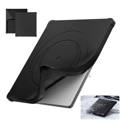 Starlink Mini Cover Rugged Silicone Protective Cover Hexagonal Heat Dissipation Vents Heavy Duty Starlink Mini Accessories 4X Shock-Absorbing Reinforced Armor Corners All-Weather Dustproof