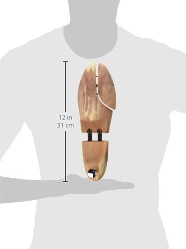 Miniatura 8 de Household Essentials 77402-1 CedarFresh - Árbol de zapatos de madera de cedro rojo de alta calidad para hombre, talla L de EE. UU.)mediano (U), beige