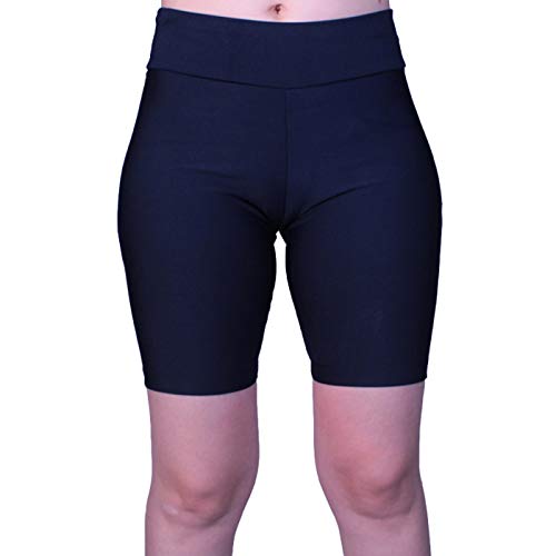 Shorts Legging Suplex Fitness Shorts Bermuda Academia (G 42/44, Azul Marinho)