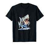 Shark Photographer Camera Photograph Photography Shark Lover T-Shirt