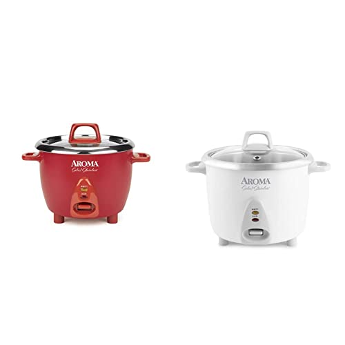 Image of Aroma Stainless Rice Cookers (6-Cup & 14-Cup) Bundle