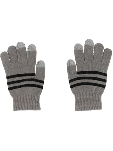 Image of Kids' One Size Striped Touchscreen Winter Glove