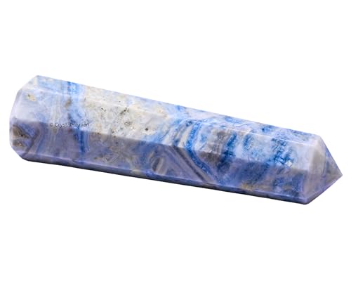 Image of Crystal Heaven Certified Scheelite Tower Obelisk Point For Chakra, Healing And Balancing - Aaa Grade Original Certified Gemstone Agate For Reiki Meditation Yoga Spiritual (2-3 Inches)