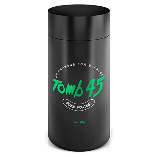 Tomb 45 Pure Powder (20g) | Lightweight Hair Styling Powder For Men | No Shine, Matte Finish | Men’s Volumizing Texture Powder For Curly, Thin, or Straight Hair Types | Barber Styling Products