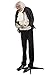 Fun Costumes 8ft Animated Life-Size Old Man Greeter Decoration | Halloween Prop with Sound & Motion Standard