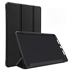 iPad Pro 10.5 Case, CTsing Smart Case Trifold Stand with Auto Sleep Wake Function Microfiber Lining Hard Back Cover for Apple iPad Pro 10.5 inch(2017 Model)_ Black