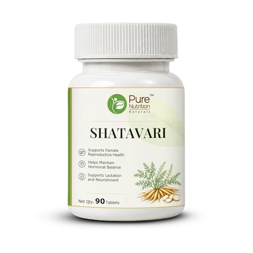 Image of Pure Nutrition Shatavari Tablets | Shatavari Organic Tablets | Herbal Lactation Supplement for Breastfeeding for Women Wellness, Hormonal Balance & Daily Vitality Support | Ayurvedic Formula - 250mg 90 Tabs