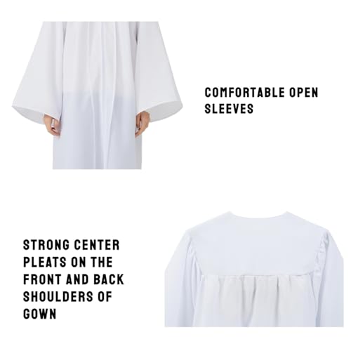 Unisex Matte Robes for Graduation Gown, Choir Robes, Pulpit Robe and Pastor3