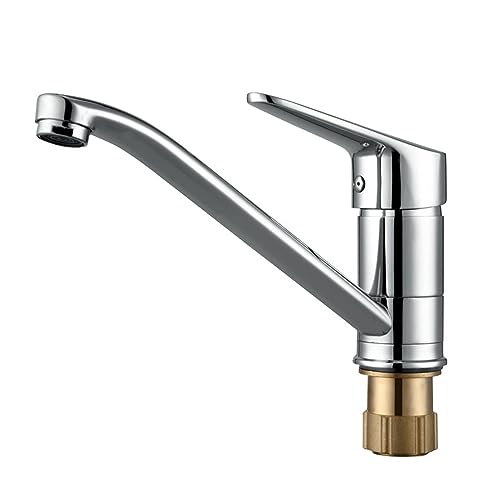 Robinet de cuisine tout en cuivre mitigeur évier haute durabilité