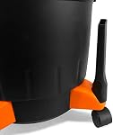 Wen VC4710 10-Amp 5-Gallon Portable HEPA Wet/Dry Shop Vacuum and Blower with 0.3-Micron Filter, Hose, and Accessories,Orange