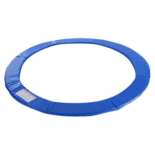 Housse de ressort de trampoline rond bleu en PVC et mousse