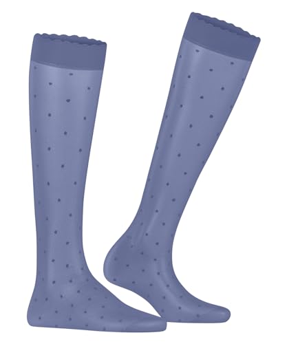 Image of FALKE Women's Dot 15 Denier Knee-High Socks, Patterned Stockings, Casual and Dress, Ultra Sheer Fine Mesh, Nylon
