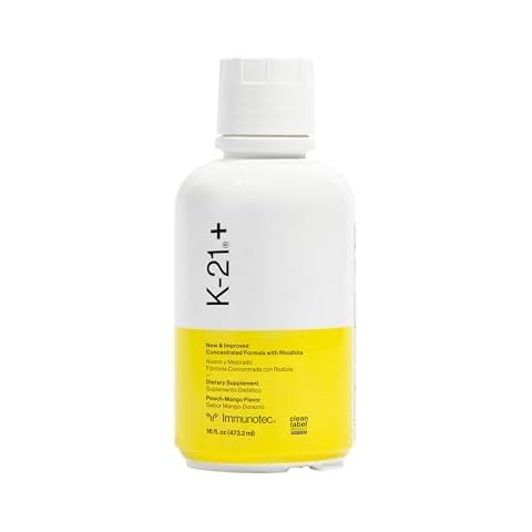 Immunotec - K-21Plus - Herbal Adaptogen with Rhodiola Rhosea Root - Energy, Mood and Stress Support Cover