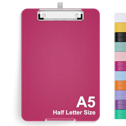 Hnogri A5 Klemmbrett Mit Lagerung 6 x 9 Krankenpflege Klemmbretter Faltbar Kunststoff Bürobedarf Schulbedarf Menü Für Arbeit Clip Board Box