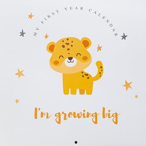 Calendrier premiere annee bebe album souvenirs petit guepard