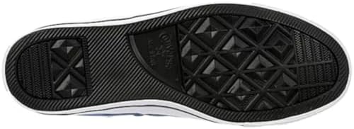 Converse Unisex Chuck Taylor All Star Malden Street Mid High Canvas Sneaker - Lace up Closure Style - Ancestral Blue/White/Black 14 | Image 6